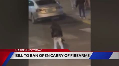Aldermen introducing bill to ban open carry of firearms